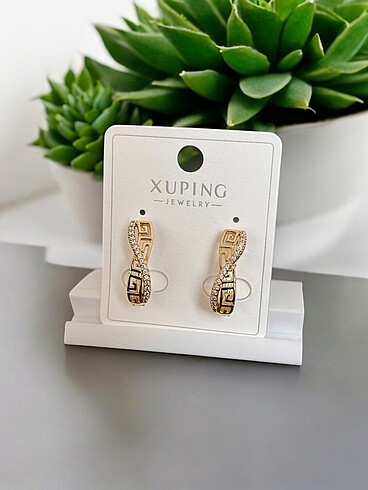 Xuping 14k Altın Kaplama Küpe