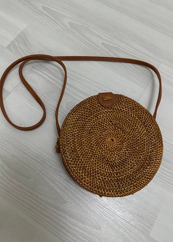 Beden Kahverengi Örgü Bohem Kadın Çapraz Çanta