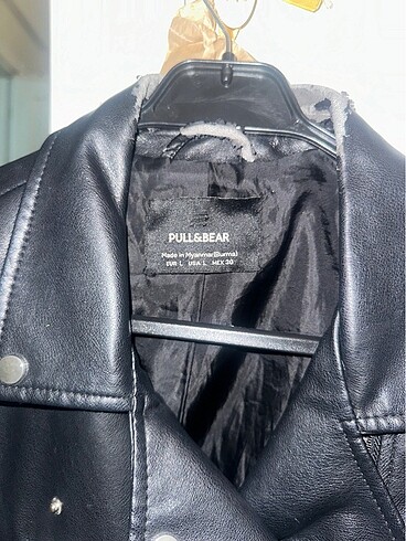l Beden pull and bear deri ceket
