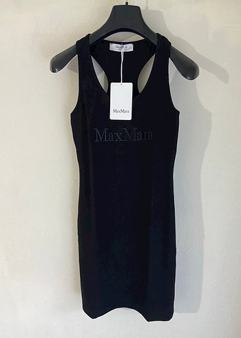 Max Mara Siyah Kolsuz Elbise