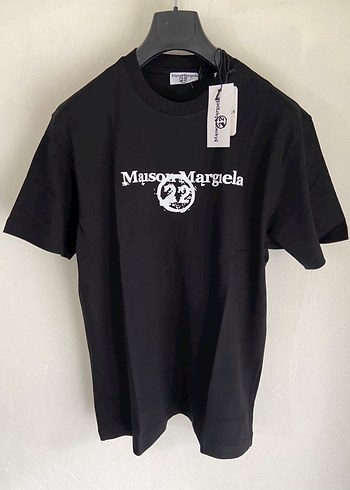 Maison Martin Margiela Maison Margiela Siyah Bisiklet Yaka Tisort