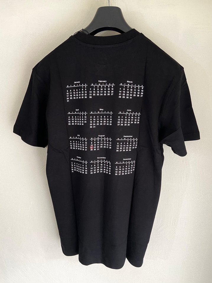 Maison Margiela Siyah Bisiklet Yaka Tişört — görsel 4/7