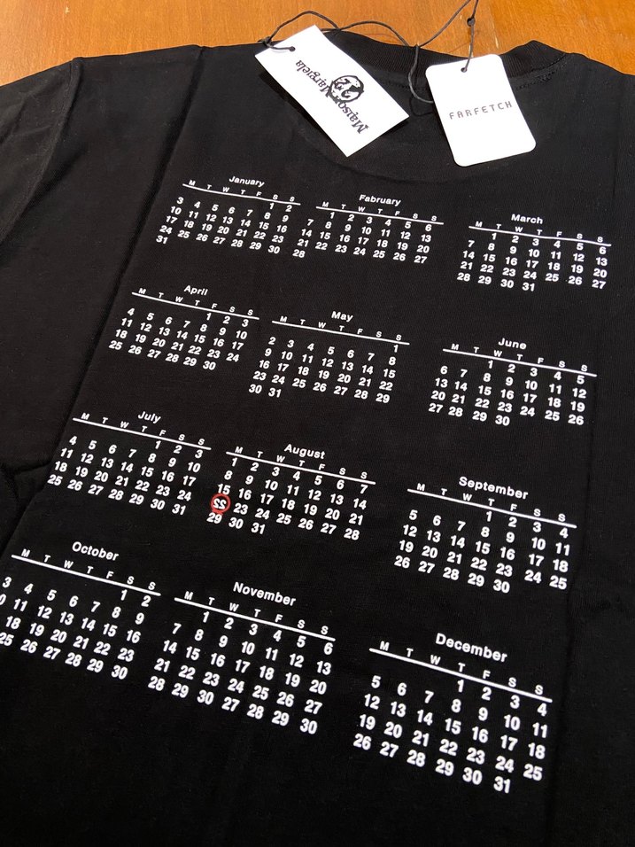 Maison Margiela Siyah Bisiklet Yaka Tişört — görsel 5/7
