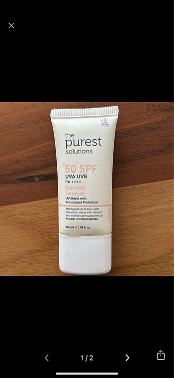 The purest güneş kremi