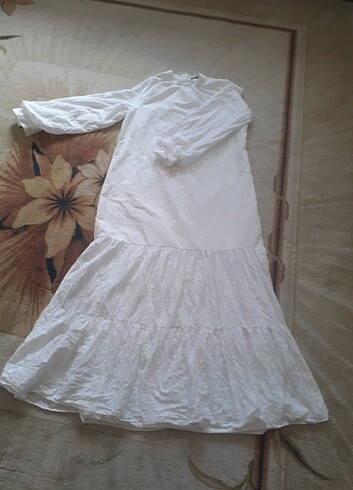 Beyaz günlük elbise 