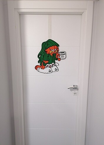 Diğer GARFIELD AHŞAP KAPI SÜSÜ