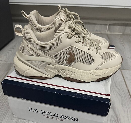 36 Beden camel Renk U.S. POLO ASSN. Bej spor ayakkabı