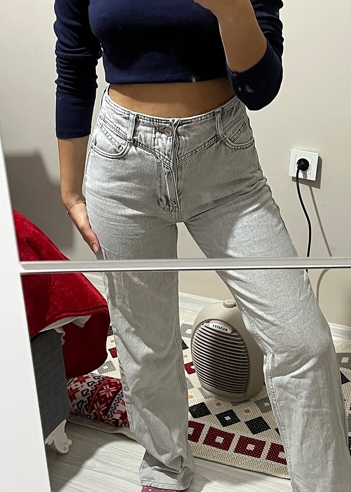 wide leg jean - Görsel 2