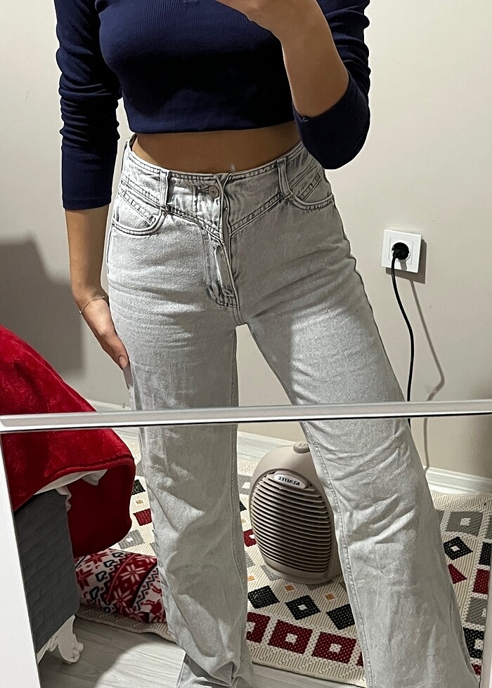 wide leg jean - Görsel 3