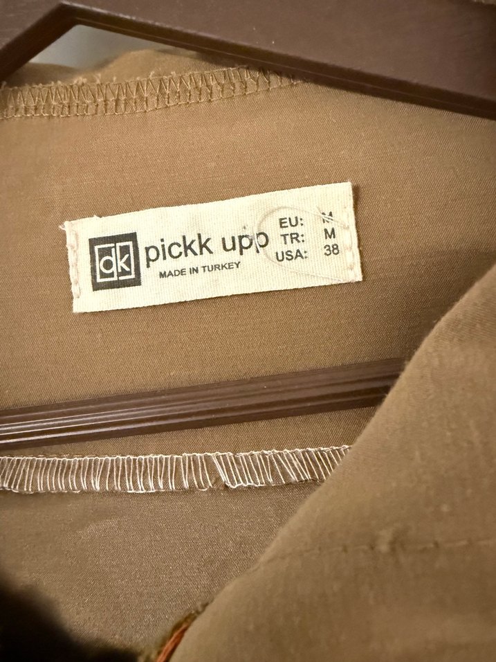 Şebnem Şahin Miss Rouge Bej Denim Detaylı Kadın Ceket - Görsel 5