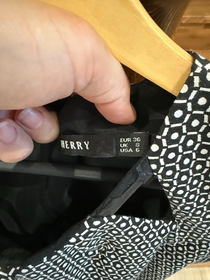 Herry V Yaka Kemerli Gri Midi Elbise - Görsel 2