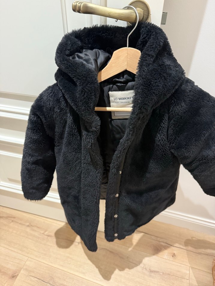 Lcw kız çocuk kürk kaban - Görsel 5