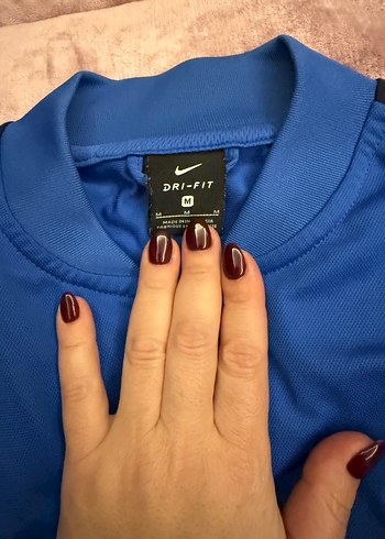 Nike Erkek Mavi Fermuarlı Eşofman Takımı - Görsel 4