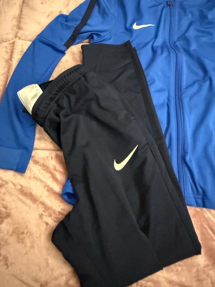 Nike Erkek Mavi Fermuarlı Eşofman Takımı - Görsel 5