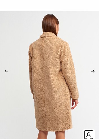 Kadın dilvin tedy peluş kaban - Görsel 2