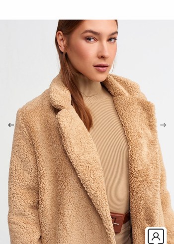 Kadın dilvin tedy peluş kaban - Görsel 3