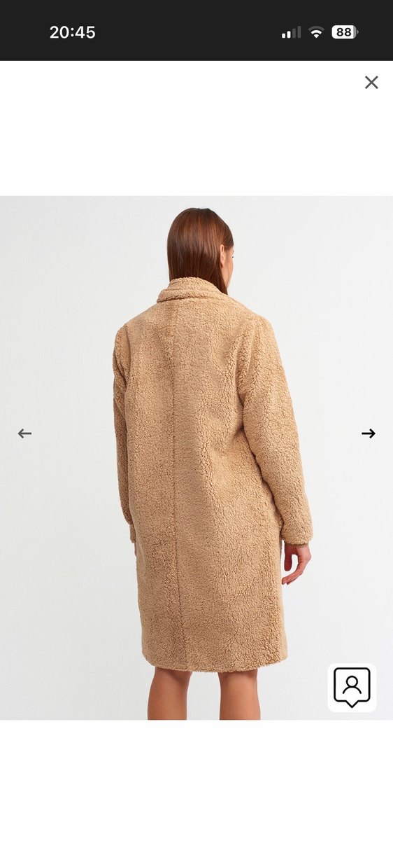 Kadın dilvin tedy peluş kaban - Görsel 2