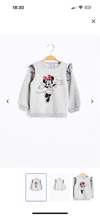 Lcw kız çocuk minnie sweat