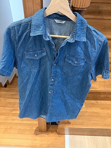 Lcw erkek çocuk jean gömlek
