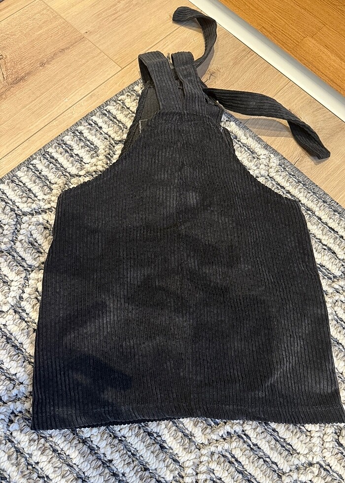 Kız çocuk kadife salopet elbise - Görsel 3