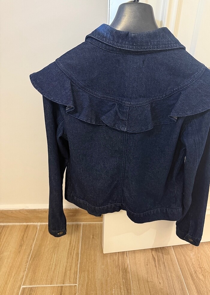 Kız çocuk kot ceket - Görsel 2