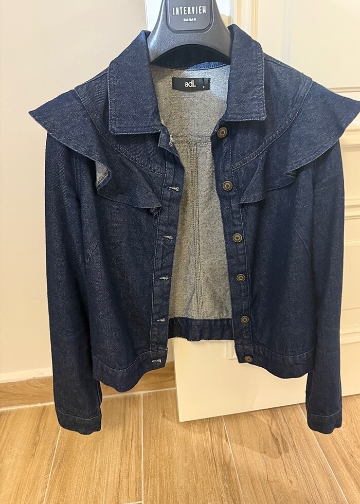 Kız çocuk kot ceket - Görsel 4