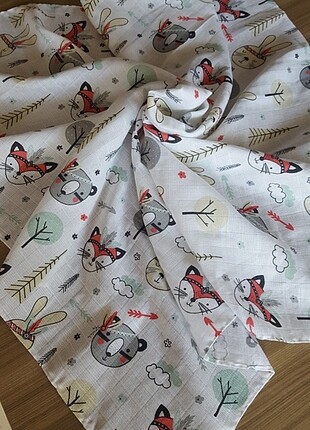 Muslin Bebek battaniye&puset örtusu