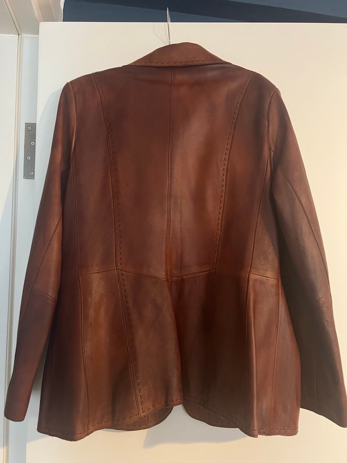 Derimod Como Model Kahverengi Deri Ceket - Görsel 2