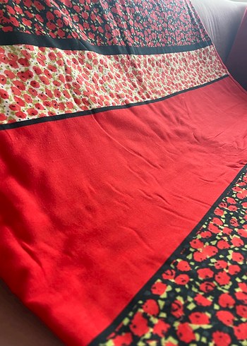 Linens Pamuk Saten Gelincik Desenli Tek kişilik nevresim & kılıf - Görsel 2