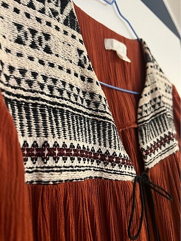 H&M H&M Etnik Dokuma Detaylı Ceket
