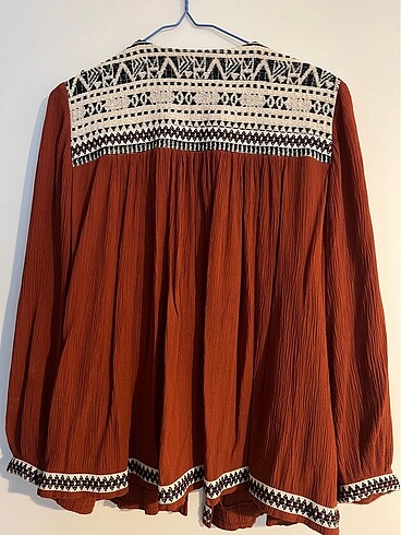 42 Beden H&M Etnik Dokuma Detaylı Ceket