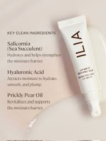 Ilia lip reviving (dudak canlandırıcı) balm / balsamı - yepyeni - Görsel 4