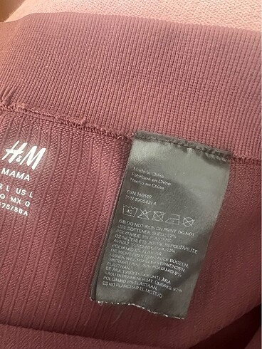 l Beden kahverengi Renk H&M Mama Seemless Leggings Tayt - L