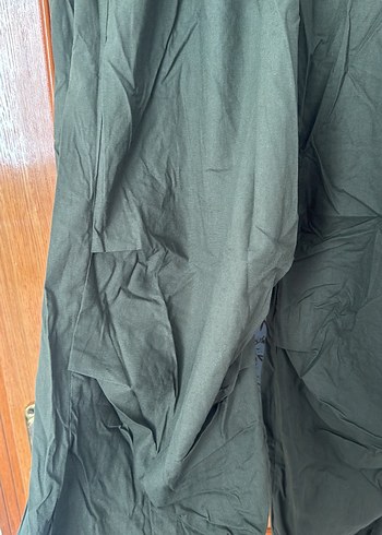 Haki paraşüt pantolon - Görsel 4