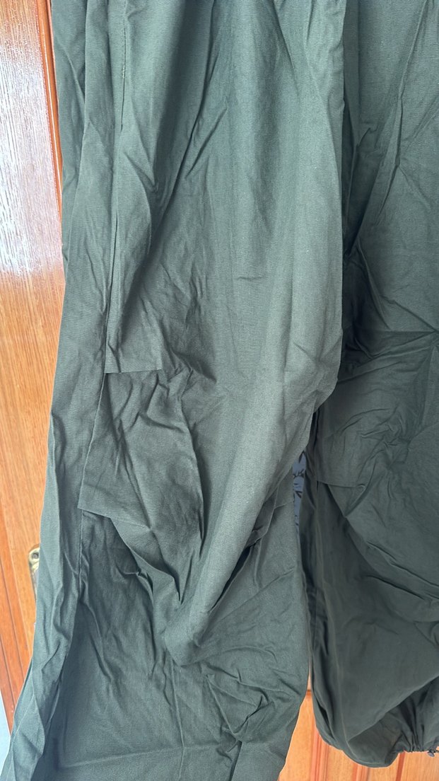 Haki paraşüt pantolon - Görsel 4