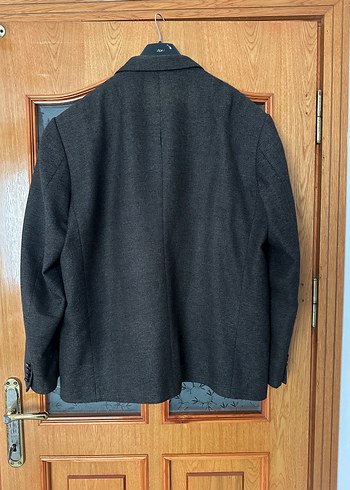 Kahverengi blazer ceket - Görsel 4