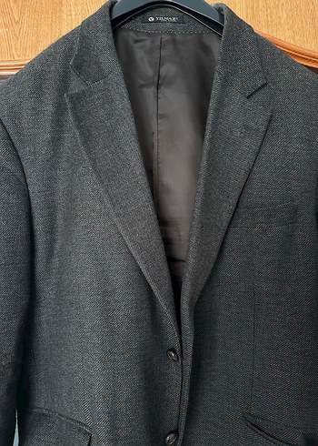 Kahverengi blazer ceket - Görsel 2