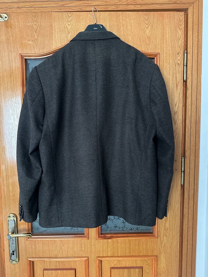 Kahverengi blazer ceket - Görsel 4