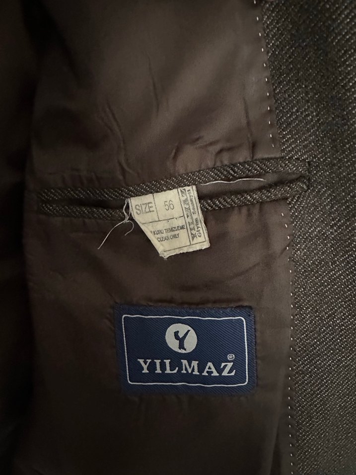 Kahverengi blazer ceket - Görsel 5