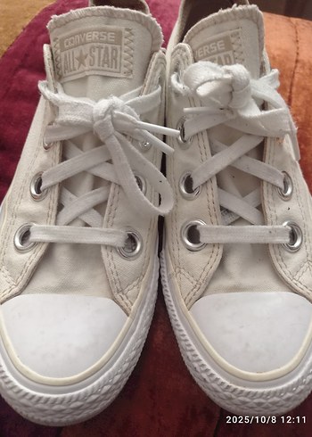 37 Beden Beyaz Kadın erkek Converse 37numara