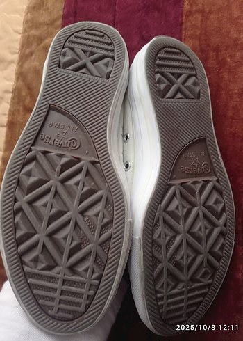 37 Beden ten rengi Renk Beyaz Kadın erkek Converse 37numara