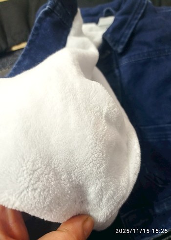 Ergee marka Koyu Mavi Kız, erkek Çocuk Kot Ceket - Görsel 4