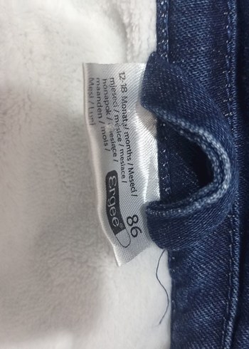 Ergee marka Koyu Mavi Kız, erkek Çocuk Kot Ceket - Görsel 3