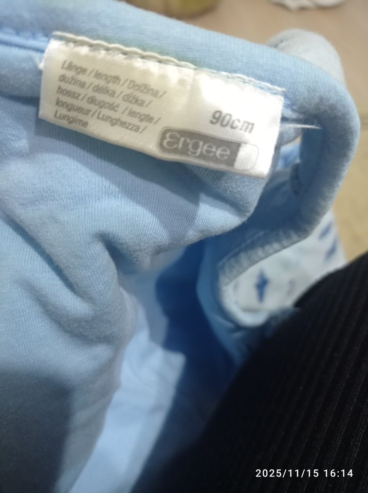 Ergee uyku tulumu. mavi Uyku Tulumu. erkek bebek uyku tulumu - Görsel 4