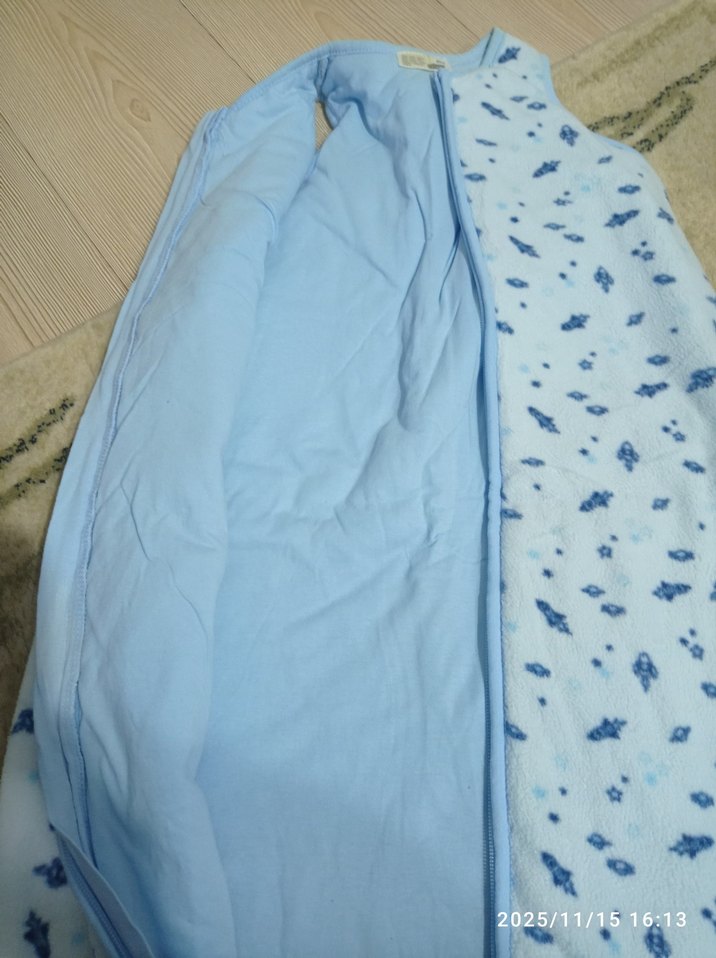 Ergee uyku tulumu. mavi Uyku Tulumu. erkek bebek uyku tulumu - Görsel 2