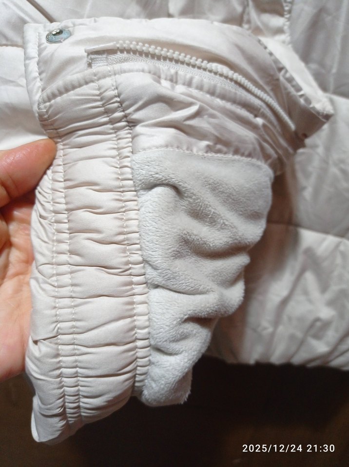 mayoral Bej Uzun Fermuarlı cocuk Mont uzun mont - Görsel 4