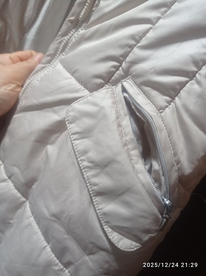 mayoral Bej Uzun Fermuarlı cocuk Mont uzun mont - Görsel 5