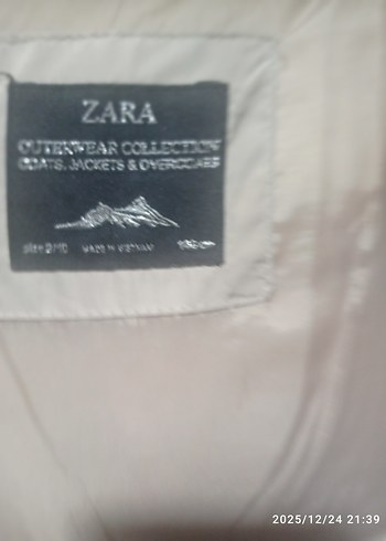 Krem Kışlık Mont kiz çocuk mont 9 yaş mont - Görsel 5