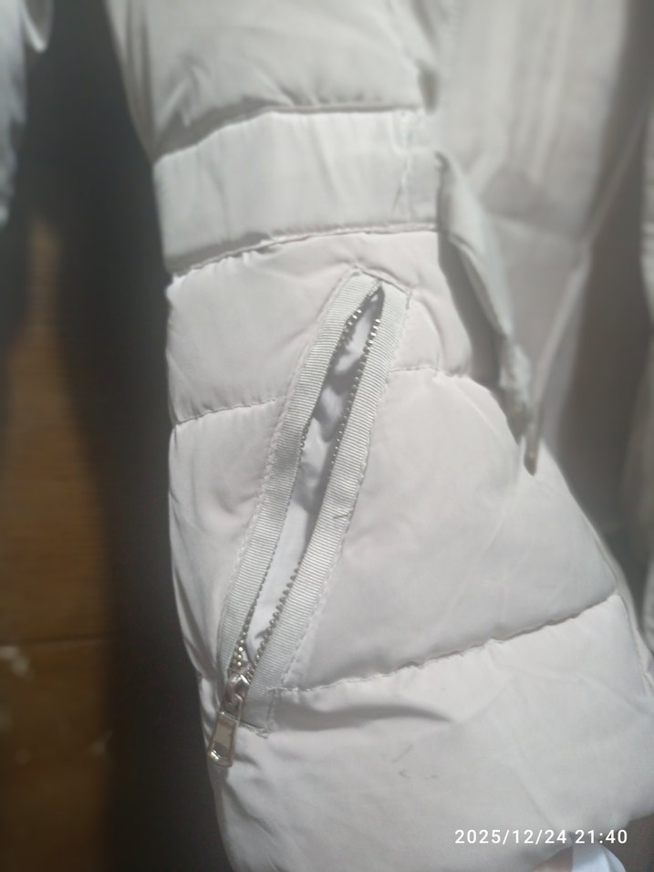 Krem Kışlık Mont kiz çocuk mont 9 yaş mont - Görsel 3