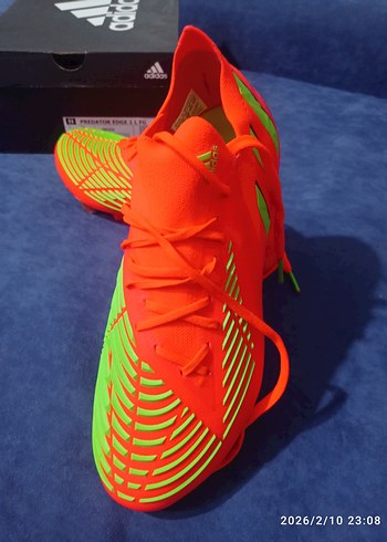 Adidas Erkek krampon Predatör Edge.1 Low 38 turuncu - Görsel 9